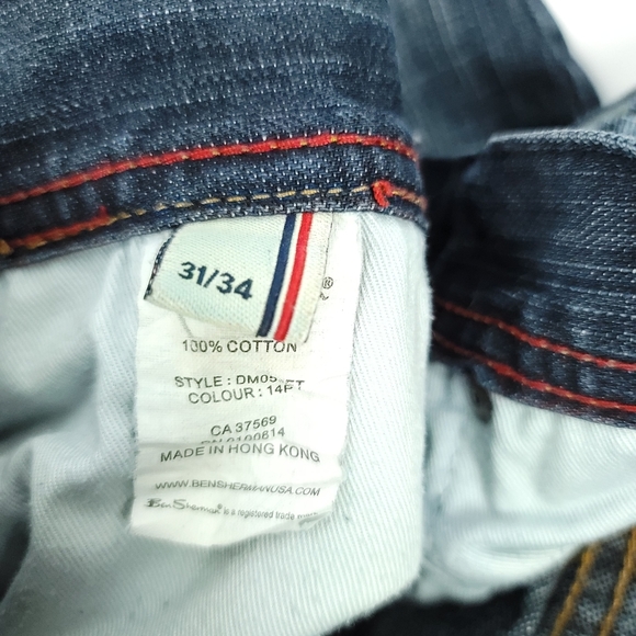 Men's Ben Sherman Button Fly Jeans - Picture 4 of 7